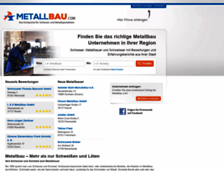 metallbau.com screenshot