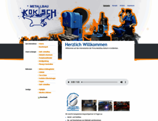 metallbaukokisch.de screenshot