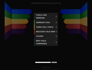 metallbearbeitung-wenk.de screenshot