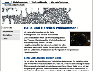 metallographia.com screenshot