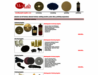 metallographicsupplies.com screenshot