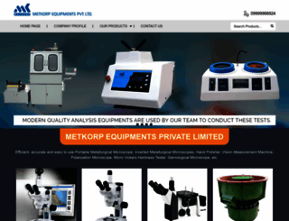 metallurgymicroscope.com screenshot