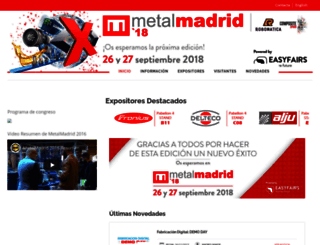 metalmadrid2017.com screenshot