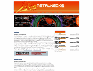metalnecks.com screenshot