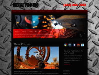 metalproinc.com screenshot