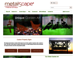metalscape.neto.com.au screenshot