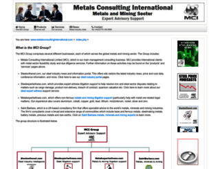 metalsconsultinginternational.com screenshot