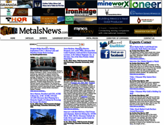 metalsnews.com screenshot