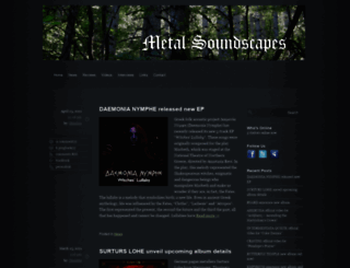 metalsoundscapes.com screenshot