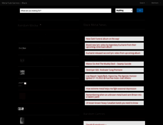 metalsubgenres.com screenshot