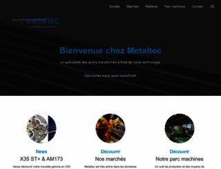 metaltec.ch screenshot