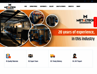metaltechengineers.com screenshot