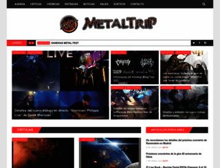 metaltrip.com screenshot