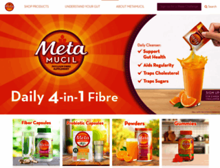 metamucil.com.au screenshot