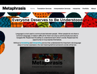 metaphrasislcs.com screenshot