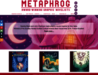 metaphrog.com screenshot