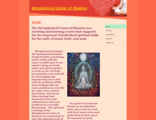 metaphysicalcenterofhouston.com screenshot