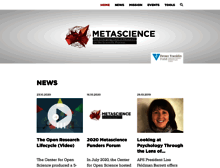 metascience.com screenshot