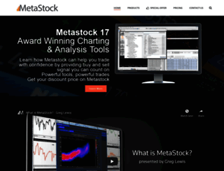 metastockchart.com screenshot