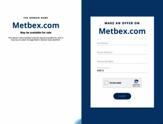 metbex.com screenshot