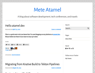 meteatamel.wordpress.com screenshot