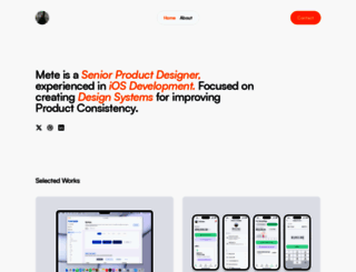 metehankaya.com screenshot