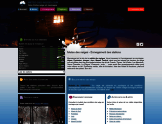 meteo-des-neiges.com screenshot