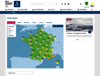 meteo-france.com screenshot