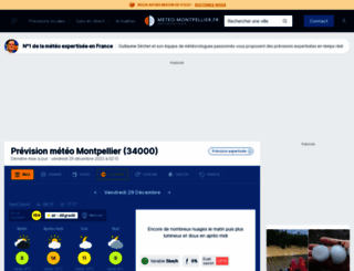 meteo-montpellier.fr screenshot