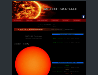 meteo-spatiale.com screenshot