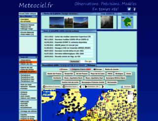 meteociel.be screenshot
