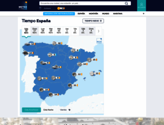 meteoconsult.es screenshot