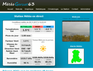 meteogerzat63.free.fr screenshot