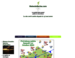 meteolafleche.com screenshot
