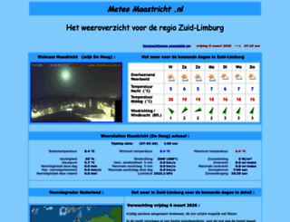 meteomaastricht.nl screenshot