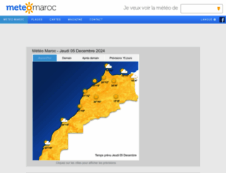 meteomaroc.com screenshot