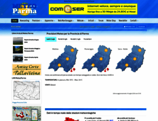 meteoparma.com screenshot