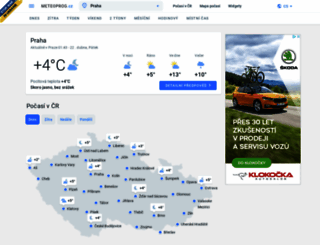 meteoprog.cz screenshot