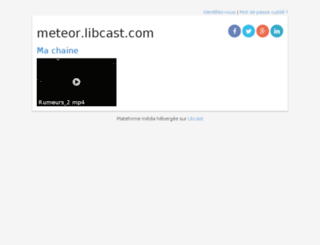 meteor.libcast.com screenshot