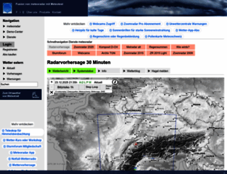 meteoradar.ch screenshot