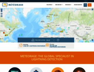 meteorage.com screenshot