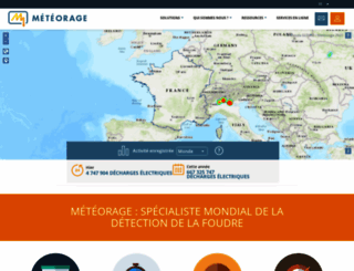 meteorage.fr screenshot