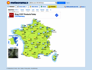 meteorama.fr screenshot