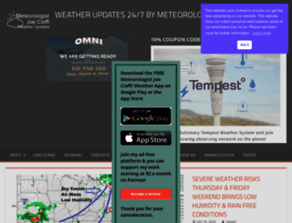 meteorologistjoecioffi.com screenshot