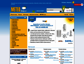meteoshop.cz screenshot