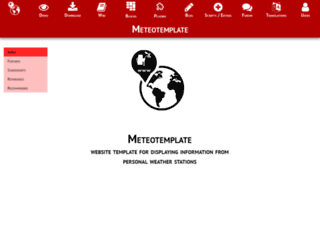 meteotemplate.com screenshot