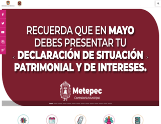 metepec.gob.mx screenshot