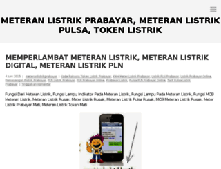 meteranlistrikprabayar.wordpress.com screenshot