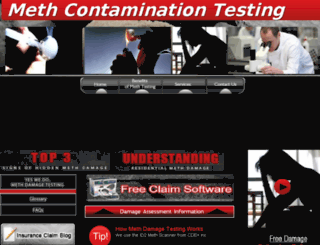 methcontaminationtesting.com screenshot