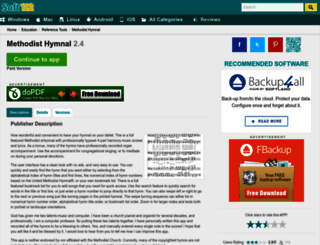 methodist-hymnal.soft112.com screenshot
